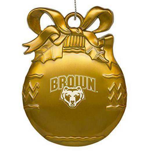 4022-GLD-BROWN-RL1-IND: LXG BULB ORN GOLD, Brown University